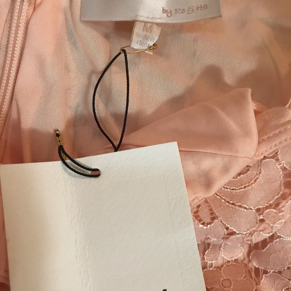 Blush lace romper - Picture 4 of 7